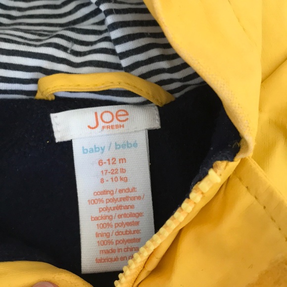 Joe Fresh Fleece Lined Raincoat - Picture 2 of 4